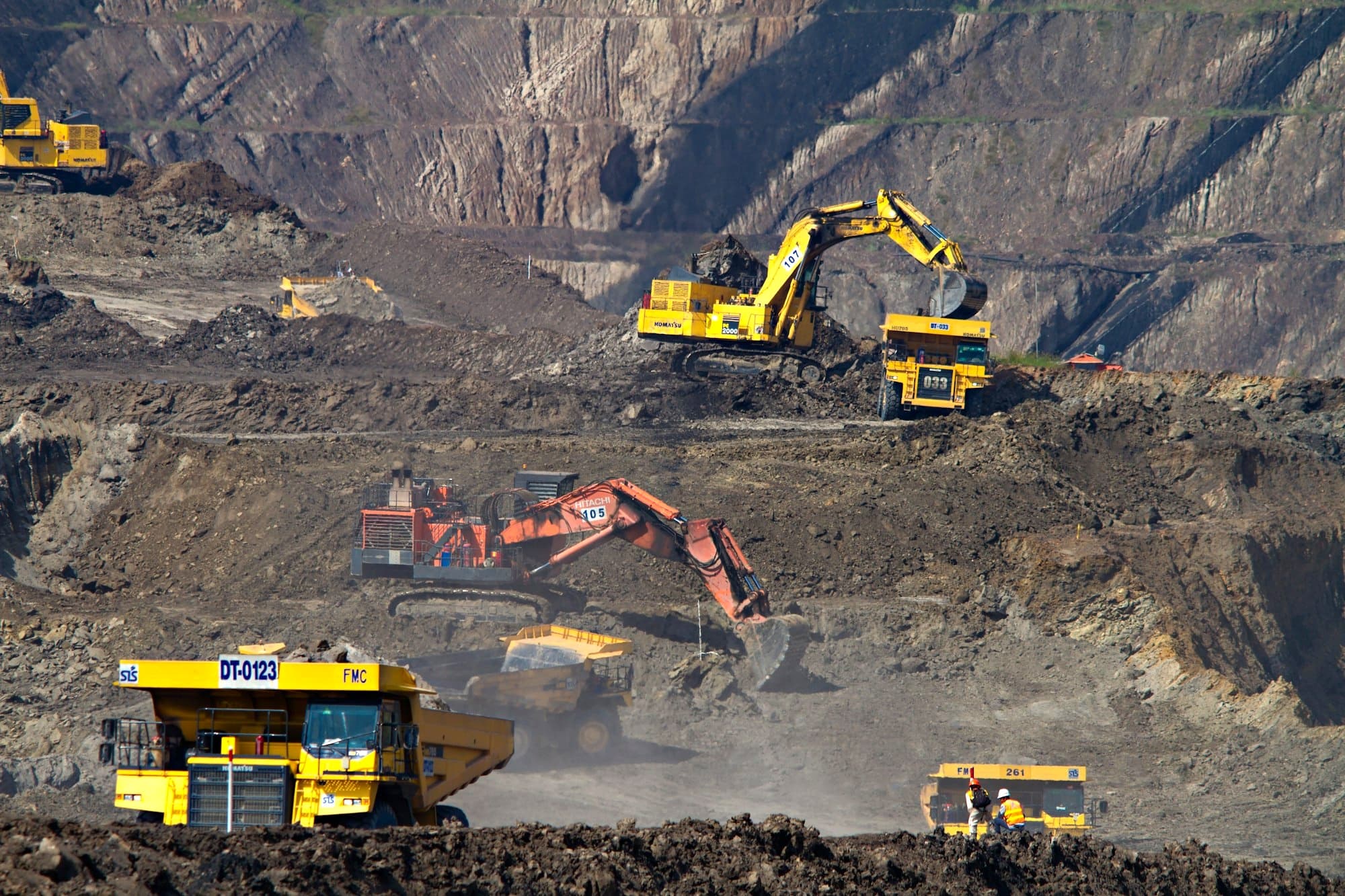 Heavy Equipment Construction Backdrop